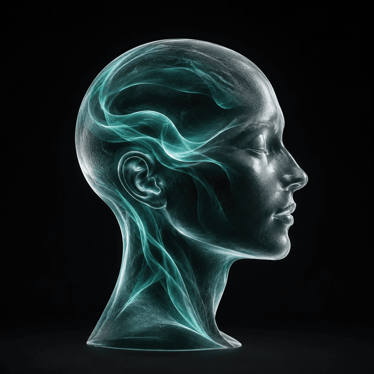 Ilustração conceitual de foco e bem-estar para Mcorpo Neuro; não representa uma tela ou exame médico.